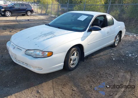 2004 Chevrolet Monte Carlo Ls из США, поврежденный, VIN 2G1WW12EX49383344